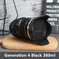 380ml Camera Lens Coffee Mug with Lid Stainless Steel Creative Photo Coffee Cup Christmas Gift for Photographer Travel Lovers