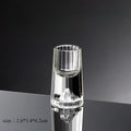 Chinese Baijiu Cup Crystal Glass Vertical Grain Design Small Alcohol Tasting Glass For Home Bar Gift Set Spirits
