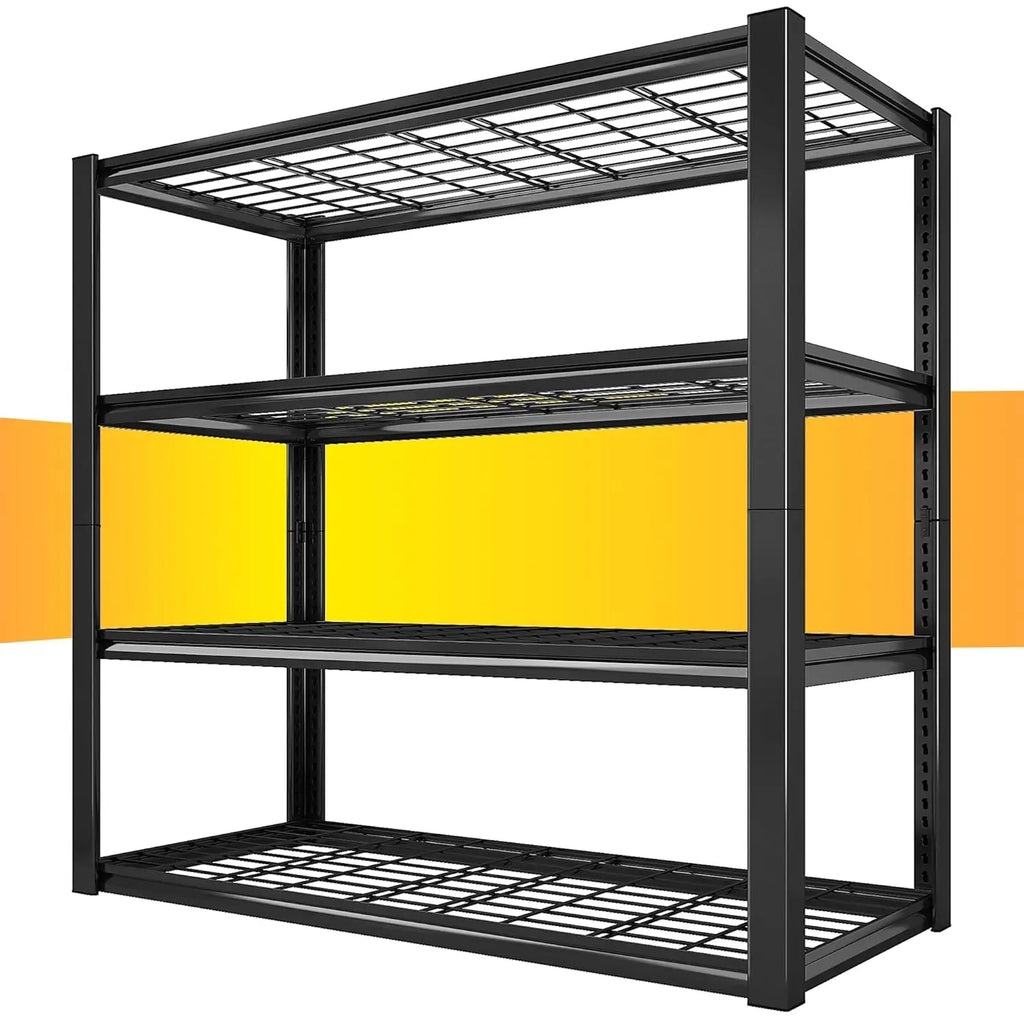40" W Storage Shelves 2200LBS Garage Shelving Heavy Duty Metal Shelving Adjustable Metal Shelves Industrial 4 Tier, Customized