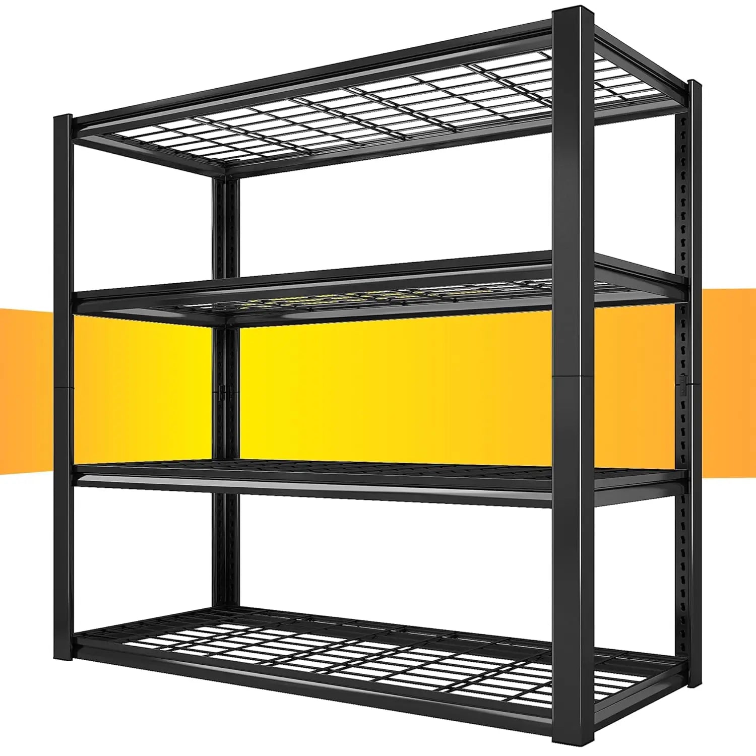 40" W Storage Shelves 2200LBS Garage Shelving Heavy Duty Metal Shelving Adjustable Metal Shelves Industrial 4 Tier, Customized
