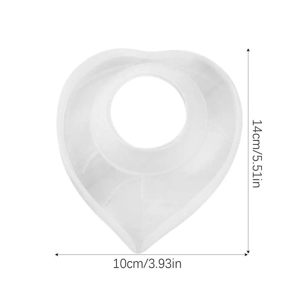 Heart Shape Silicone Faucet Mat Kitchen Sink Countertop Protector Splash Catcher Faucet Draining Mat household Accessories
