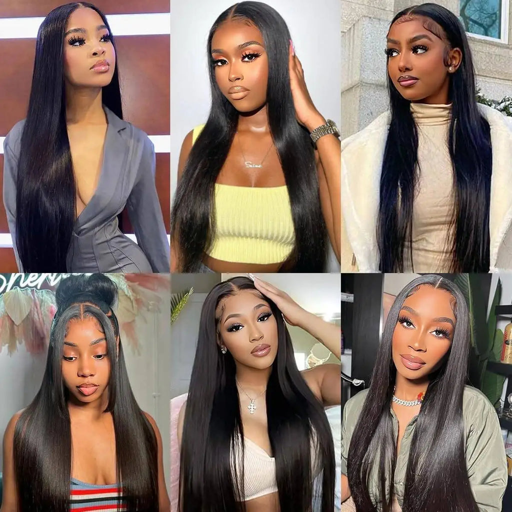 14A Raw Straight Human Hair Bundles 100% Human Hair Bundles 30 40 Inch Unprocessed Black Virgin Hair Extensions Bundles Quality