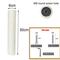 PVC Cat Scratching Post for Cat Tree DIY Cat Climbing Frame Replacement Post Sisal Rope Entangle Kitten Toy Scratch Furniture