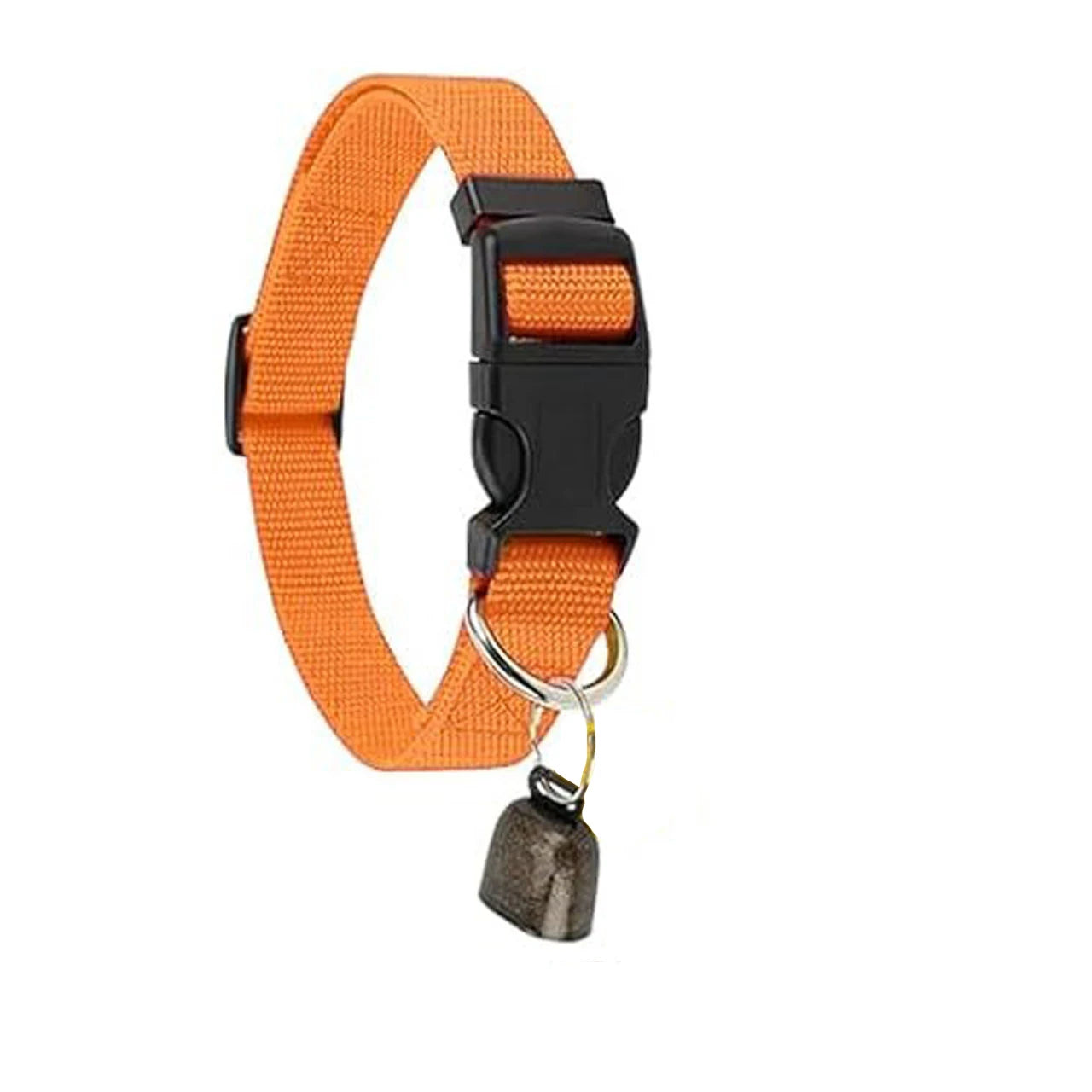 Goat Collars with Bells, Adjustable Nylon Collar Set, Horse Sheep Cow Grazing Copper Bells Pet Anti-Lost Bronze Bell for Animal
