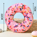 Plush Dog Toy Doughnut Pizza Shape Pet Squeaky Toys for Small Large Dogs Cleaning Teeth Puppy Chew Sound Toy Pet Supplies