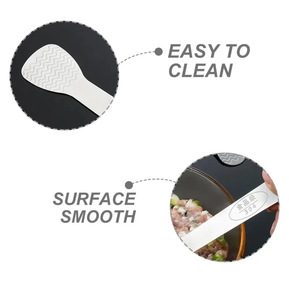 304 Stainless Steel Dumpling Spoon Set (3PC) | Wonton & Dumpling Making Tools | Commercial Kitchen & Home Cooking Utensils
