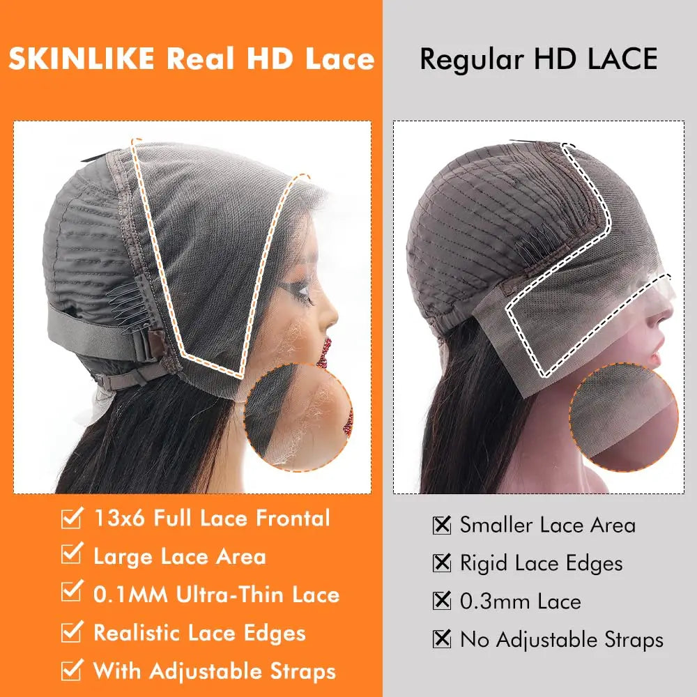 Straight Lace Front Wigs Human Hair 13X6 Hd Lace Frontal Wig 13X4 Bone Straight Human Hair Wigs Hair Accessories For Women