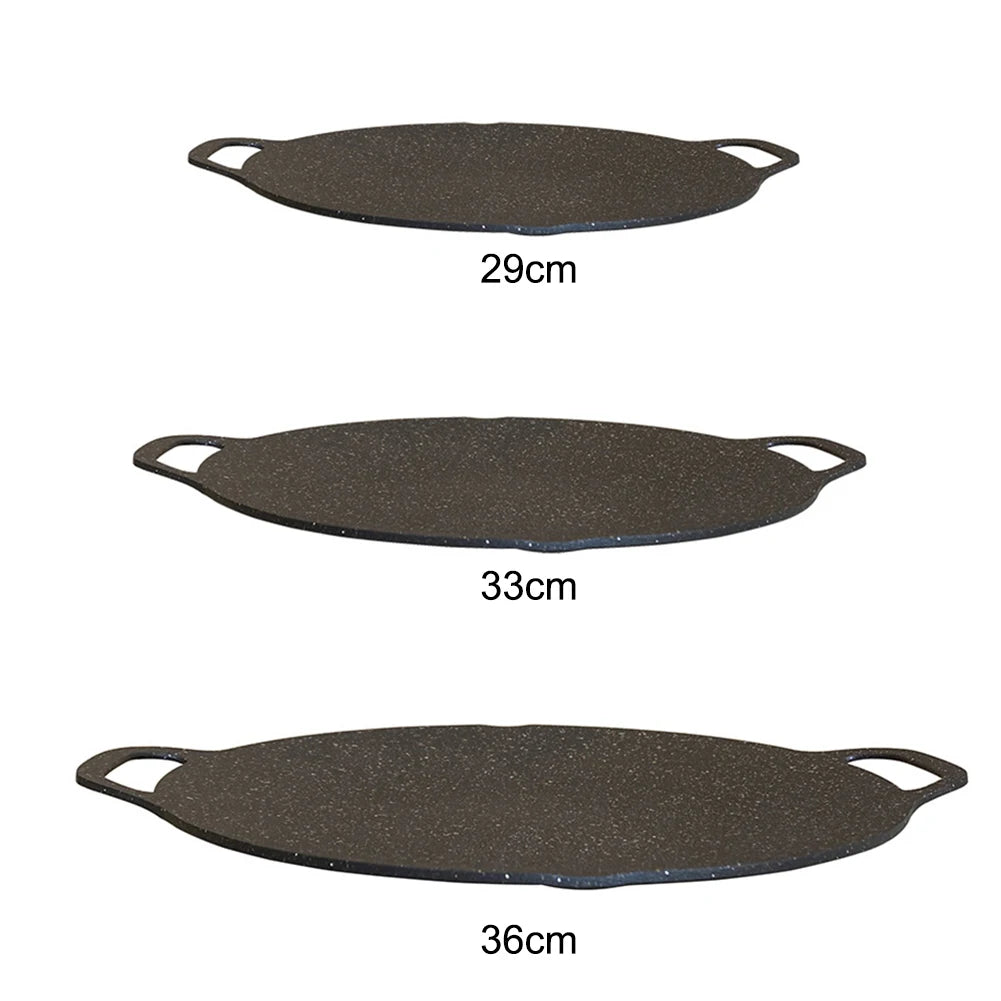 Baking Dishes Pans Non-stick Baking Tray Multi-purpose Round for Outdoor Camping Kitchen Bakeware Household Tools