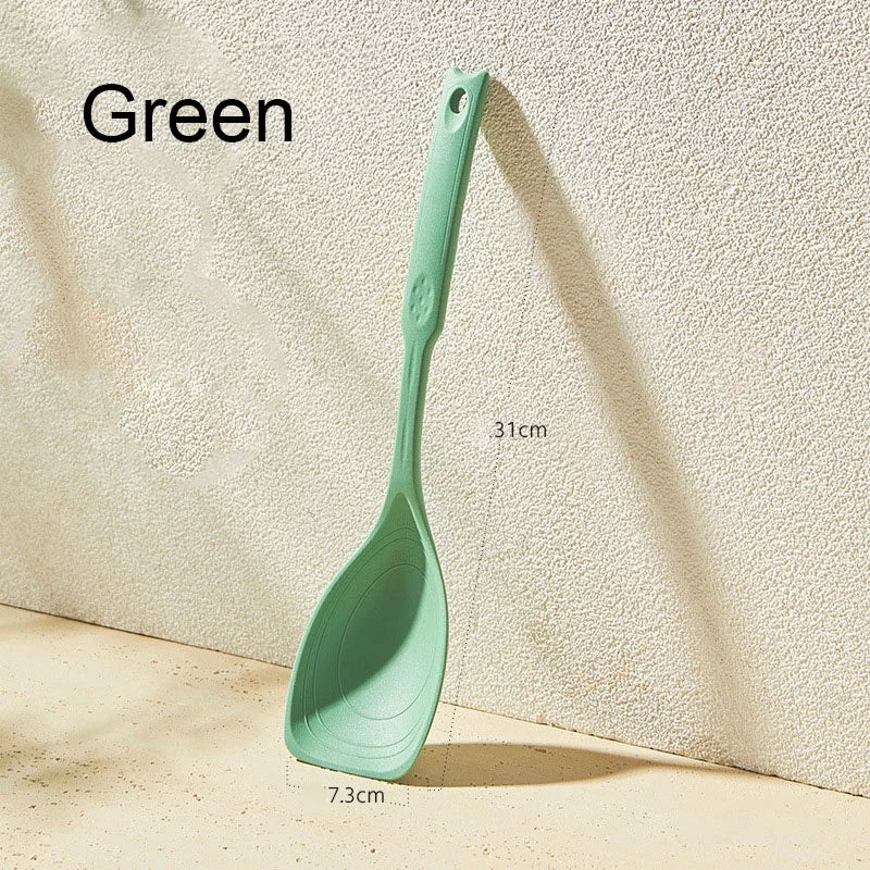 Kitchen Multi-functional Silicone Spatula High Temperature Spoon Cooking Multi-purpose Daily Non-stick Pan Kitchen Utensils