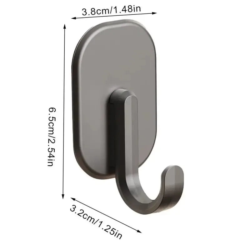 1/2/5Pcs Versatile Magnetic Hooks  Household Door Rear Hook Reusable Multipurpose Hanging Solutions for Home