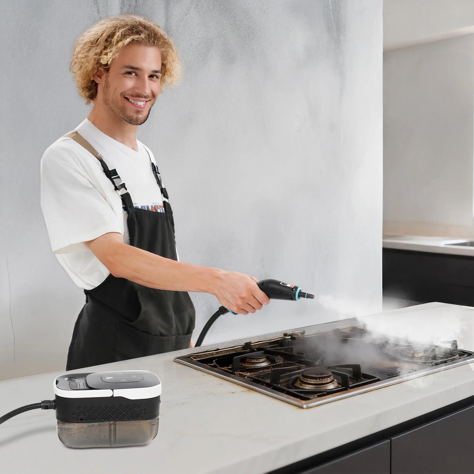 High Pressure Cleaning Steam Engine Steam Cleaner Portable Steam Cleaner Steam Cleaner With Various Nozzles 1500W