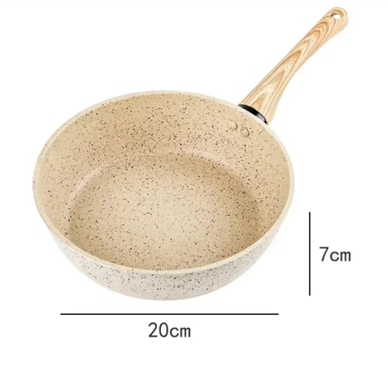 Non-Stick Pan Frying Pan Wok Pan Home Steak Skillet Pancake fried induction cooker gas stove special Saucepan Nonstick Pan