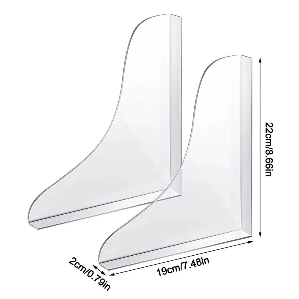 Acrylic Bathtub Splash Guard Easy Install Transparent Water Baffle Plate Self-Adhesive Waterproof Washbasin Sink Baffle Tub