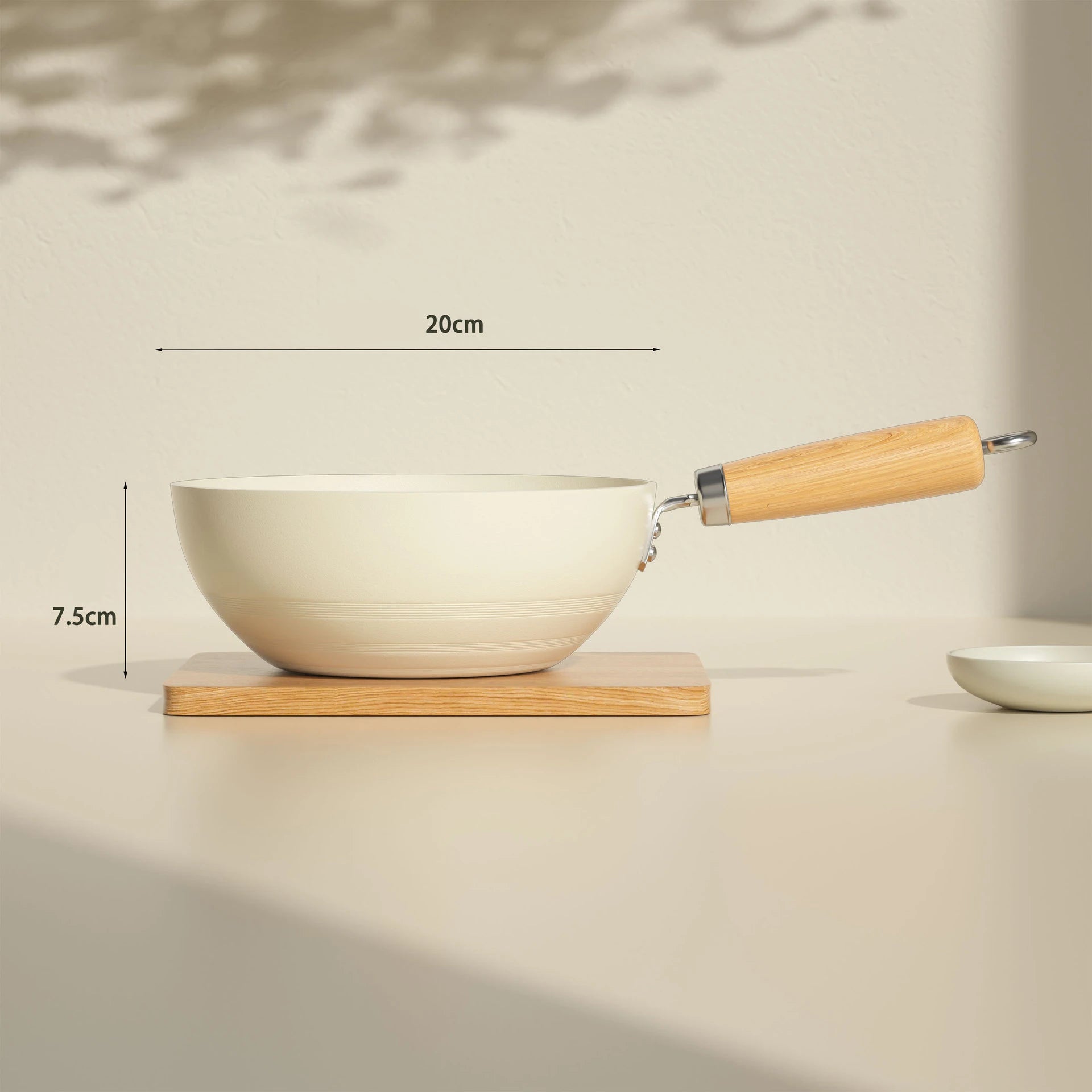 Ceramic Non-Stick Pan Frying Pan Wok Pan Home Steak Skillet Pancake Fried Induction Cooker Gas Stove Special Saucepan Nonstick
