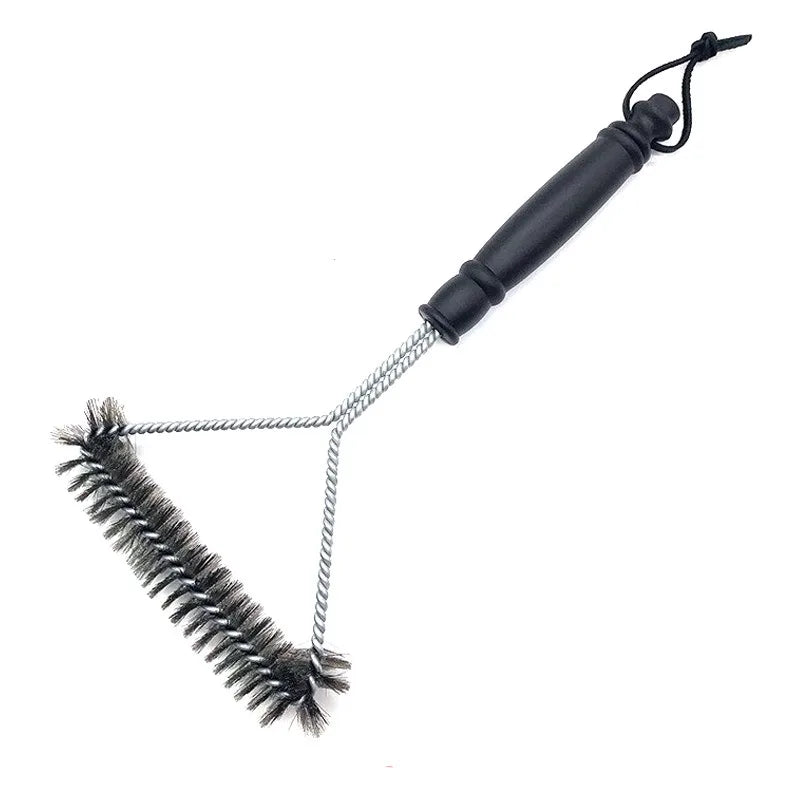 BBQ Grill Cleaning Brush Stainless Steel Bristles Non-Stick Barbecue Grill Cleaner BBQ Accessories