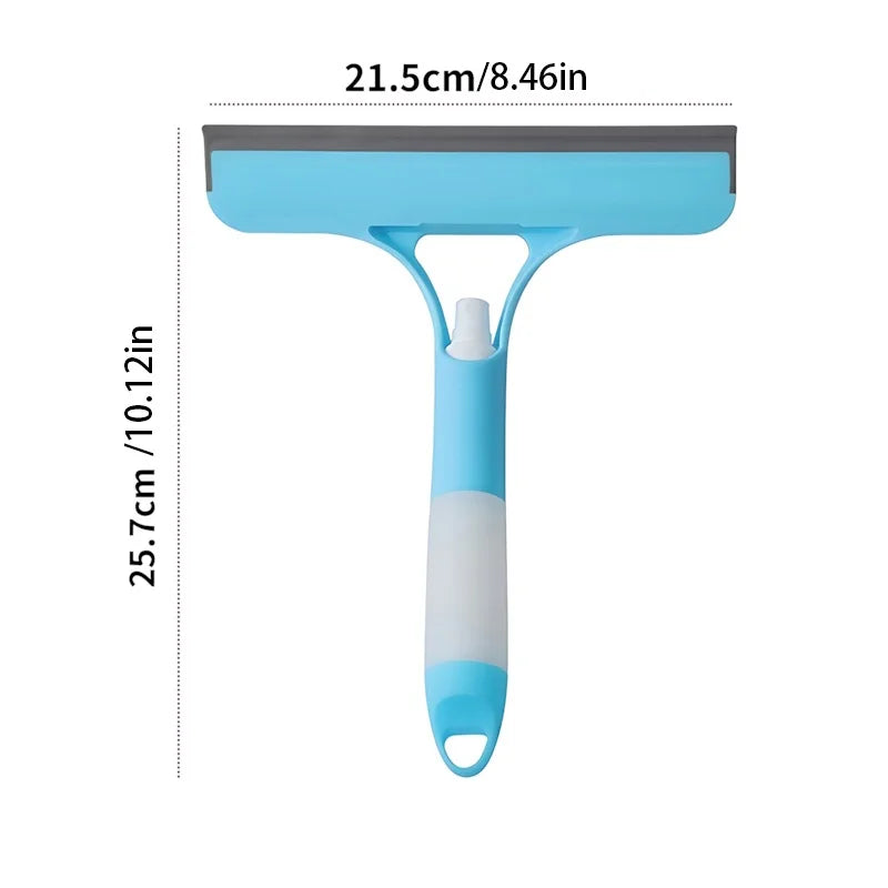 1-Pack 3-in-1 Blue Window Cleaner - Holiday Streak-Free Glass Cleaning Kit for Sparkling Results