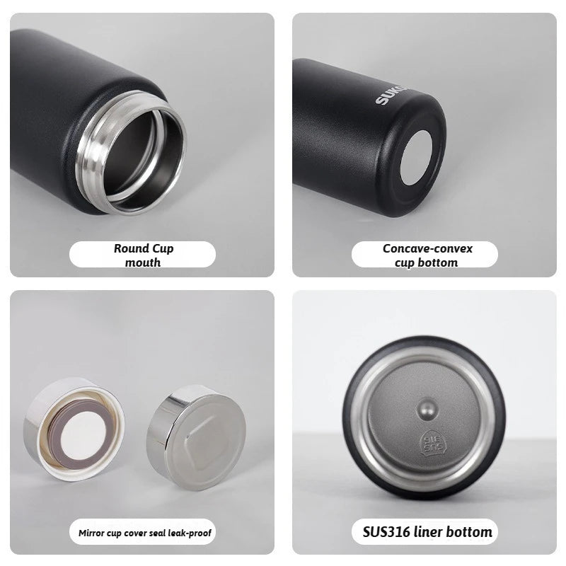 Tumbler Mini Pocket Size Hiking Thermos Bottle 220ml/260ml 316L Stainless Steel Vacuum Insulated Cup Flask Portable Water Bottle