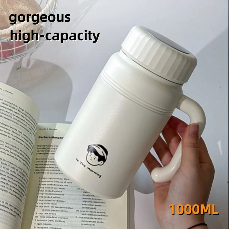 New 316 stainless steel insulated cup - Large capacity insulated bottle - High appearance quality coffee insulated pot - Gift