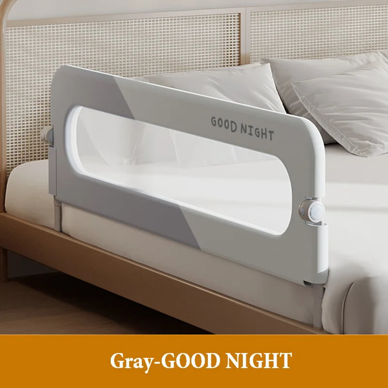 IMBABY Bed Guardrail Anti Fall Baby Safety Bed Barrier Portable Crib Cover Adjustable Bed Rail Guard Bedroom Crib Bumpers