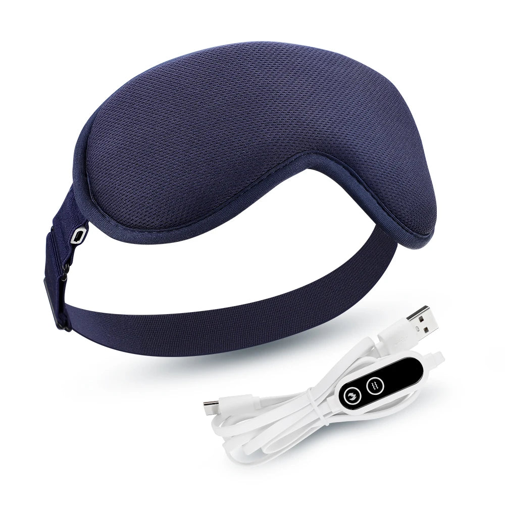 Electirc Eye Massager 3-Level Hot Compress 6-Level Vibration Massage Machine 3D Surround Eye Fatigue Dark Circles Health Care