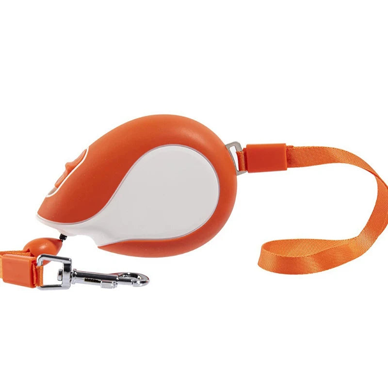 Booteely 3M Leash For Small Dogs Auto Retractable Leash, Hand Loop Kitten Leash, Compact And Portable Bichon Frise Dog Leash