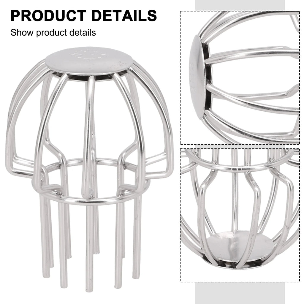 Floor Drain Leaf Guard Stainless Gutter Leaf Guard Mesh Cover Drainage Clog Prevention Drainage Pipe Network Cover Floor Drain