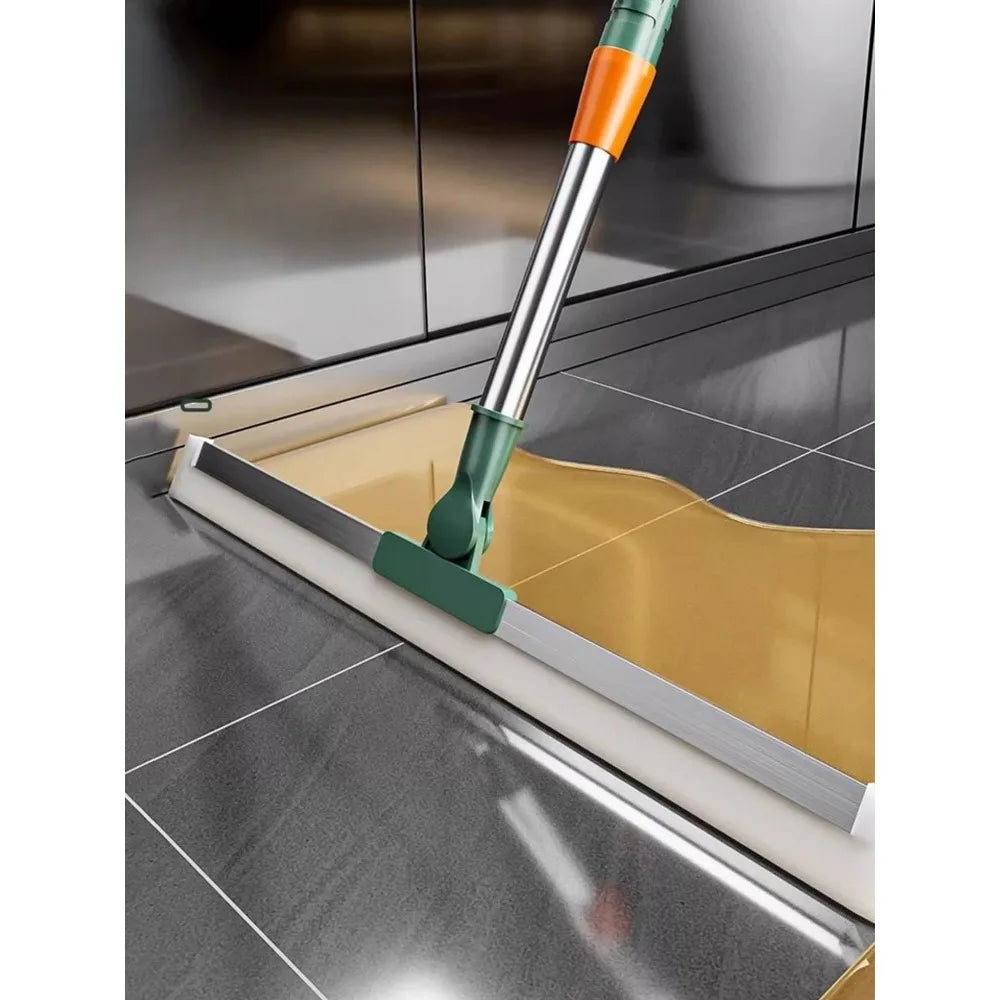 Silicone Scraper Broom Magic Wiper Floor Toilet Bathroom Squeegee Scrubber High Place Glass Wiper Household Cleaning Tools