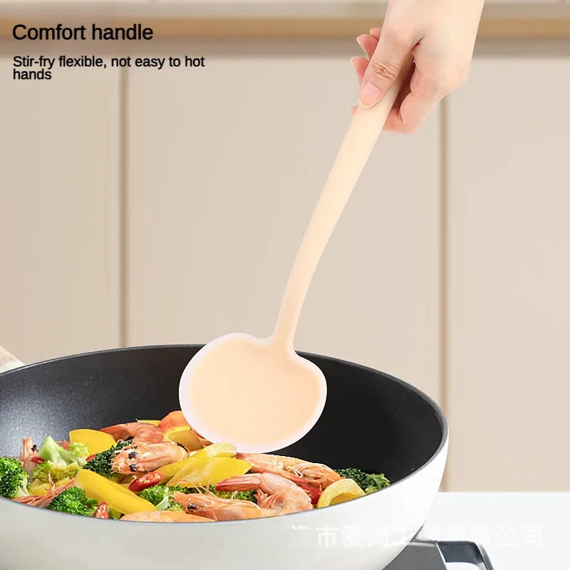 1Pcs Latest Design One Piece Silicone Mushroom Spatula for Nonstick Pans