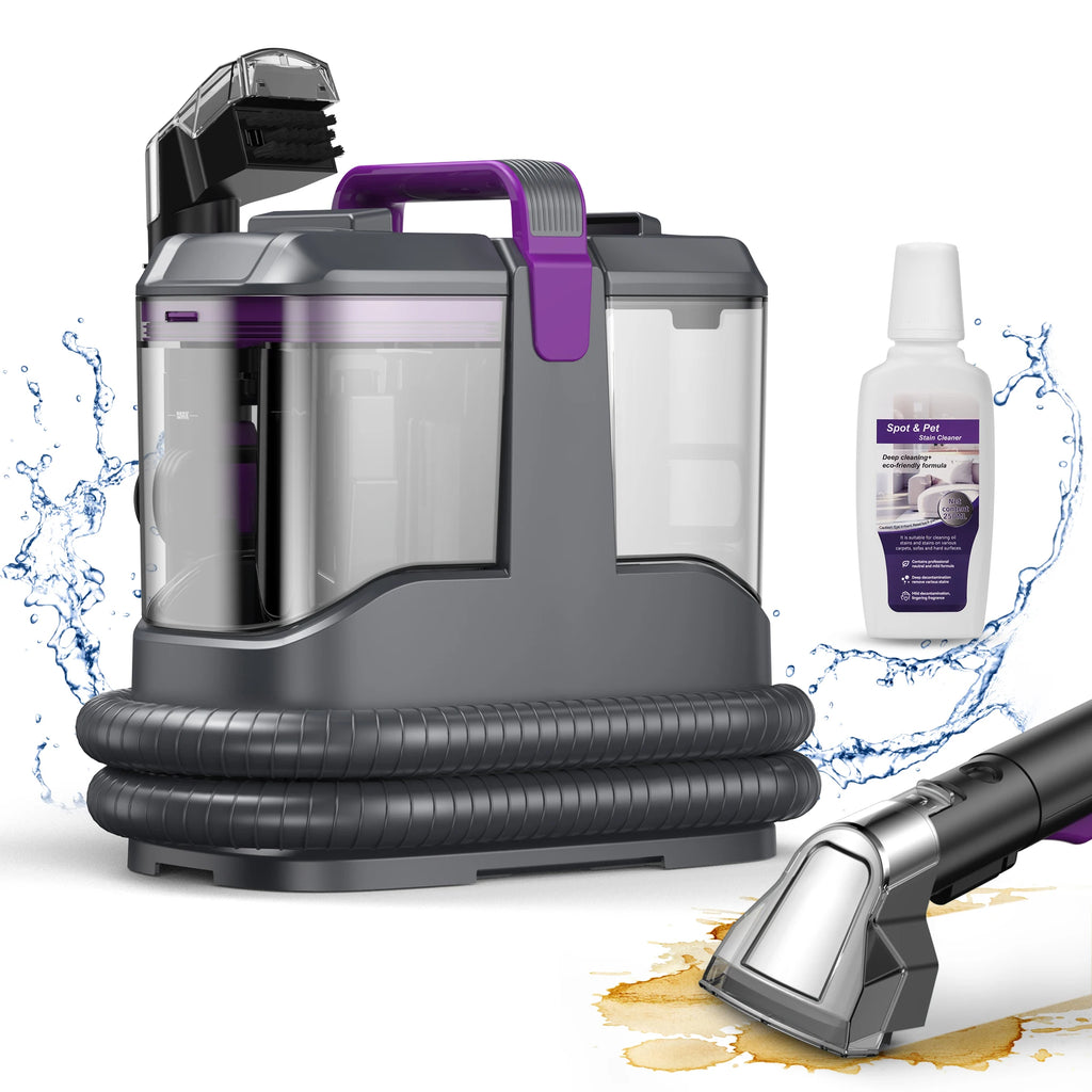 YISORA C9 Portable Carpet & Upholstery Cleaner Machine, 15Kpa 13.5ft Corded Spot Cleaner for Carpet, Sofa, Car Seat