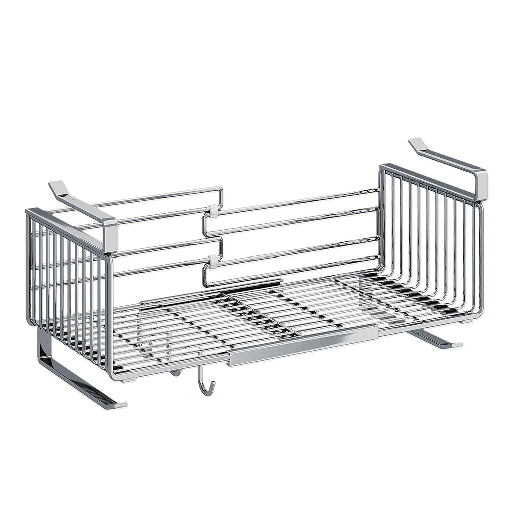 Kitchen Stainless Steel Retractable Hanging Basket Storage Organization Accessories Bathroom Multi-purpose Cabinet Under Shelves