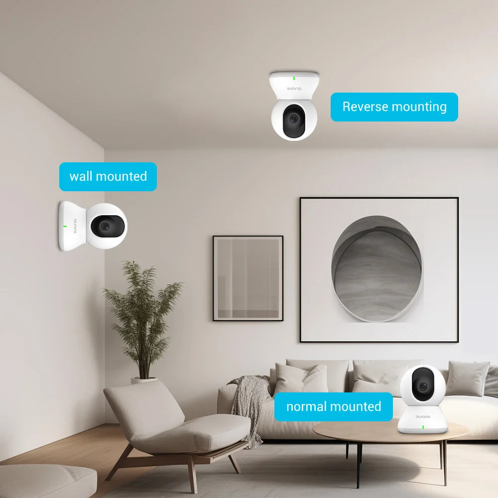 Baby Monitor Camera 2K HD Home Security Camera with Motion Detection and Two-Way Audio, Easy Setup, Clear Day & Night