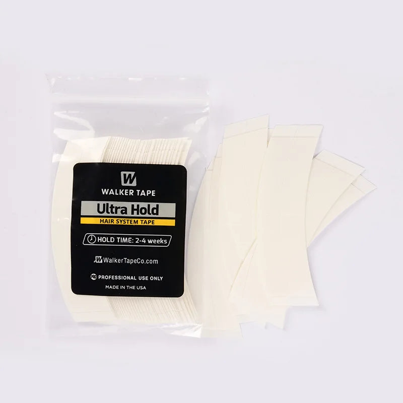 Walker Ultra Hold Curved Hair System Tape 36pcs Super Adhesive Strips Tape For Extension/Toupee/ Lace Wig/Closure