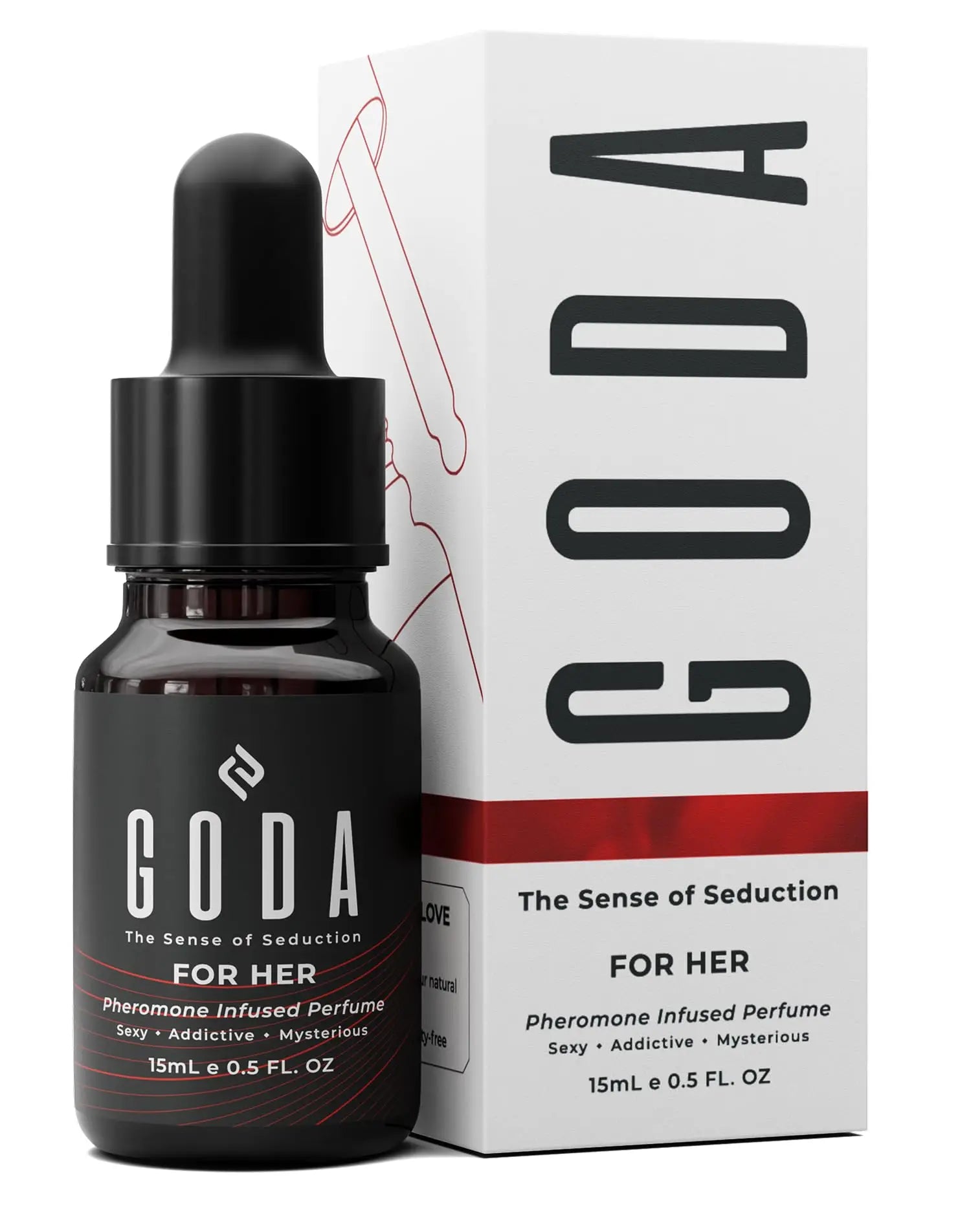 GODA Pheromones Perfume for Women The Original Long-Lasting Women's Fragrances with Jasmine and Rose Vegan Cruelty-Free
