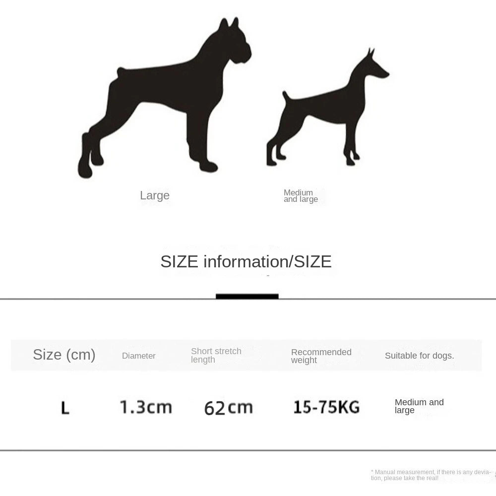 1PC Follow Closely Short Training Dog Leash Soft Strong Dog Lead Heavy Duty Durable Pet Leashes Dog