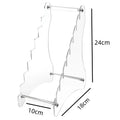 Transparent Acrylic Kitchen Stainless Steel Knife Kitchen Knife Storage Rack Fruit Folding Knife Holder Base