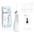 Sejoy Electric Oral Irrigator Water Dental Flosser Pick for Teeth Cordless 350ML Water Tank,6 Cleaning Modes, IPX7 for Home