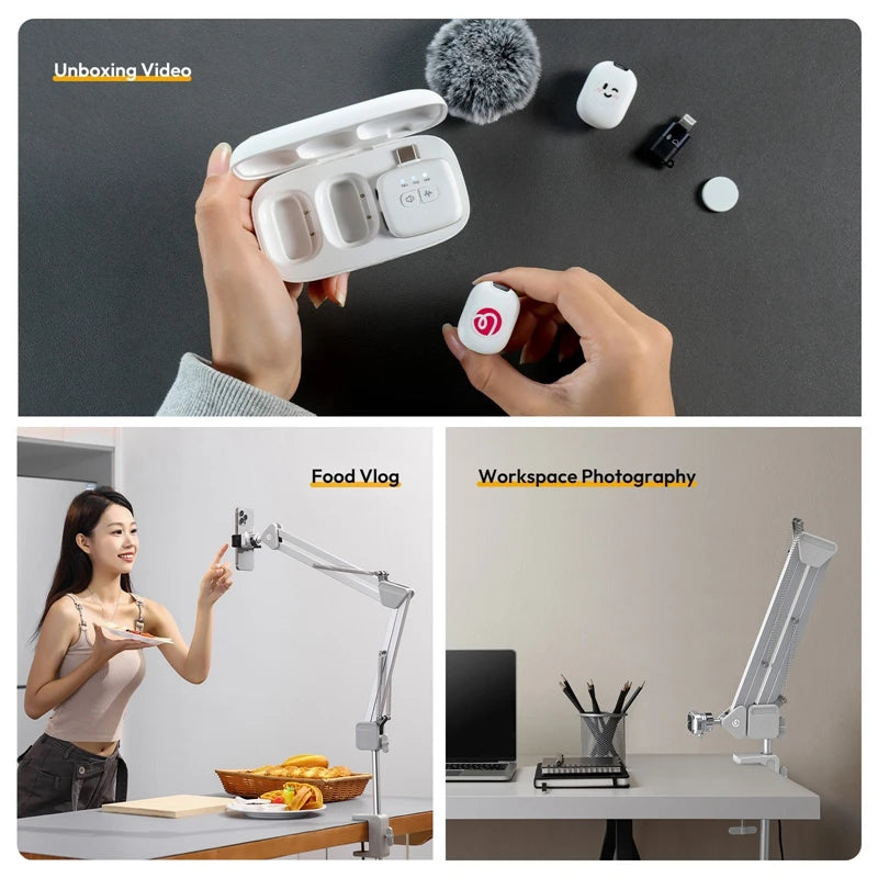 Ulanzi TH04 Camera Overhead Boom Arm Stand with Uka Quick Release System DSLR Camera Mount Desk Light Stand For Photography Vlog