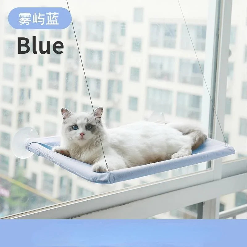 1 Pcs Pet Cat Hammock Hanging Cat Bed Bearing 20Kg Comfortable Cat Sunny Window Seat Mount Kitten Climbing Frame Pet Accessories