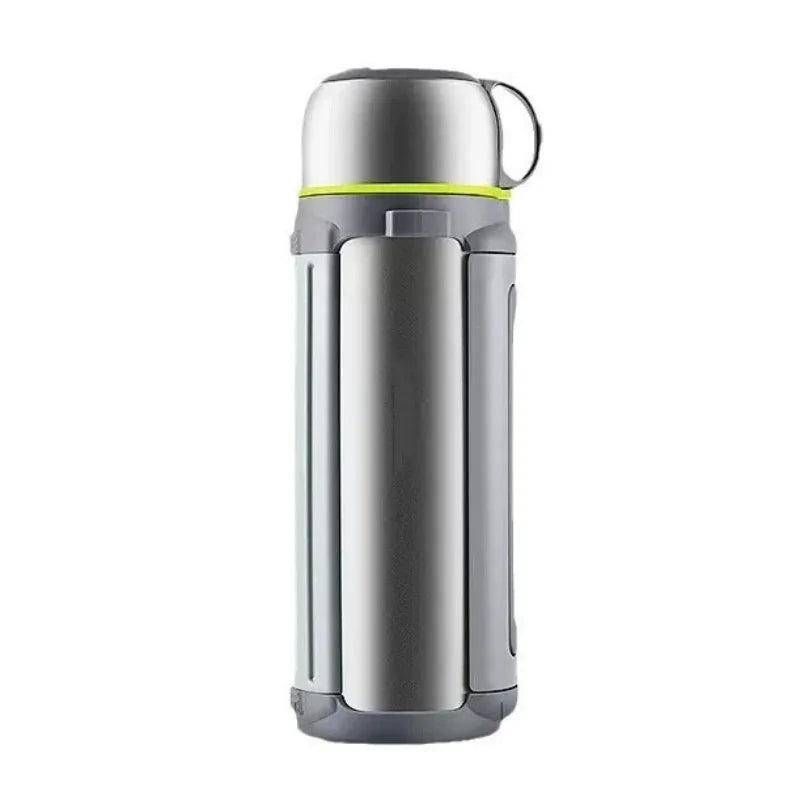 Pure Titanium Thermos Kettle 1.8L Large Capacity Double Layer Vacuum Drinkware Travel Flask Hot Water Bottle