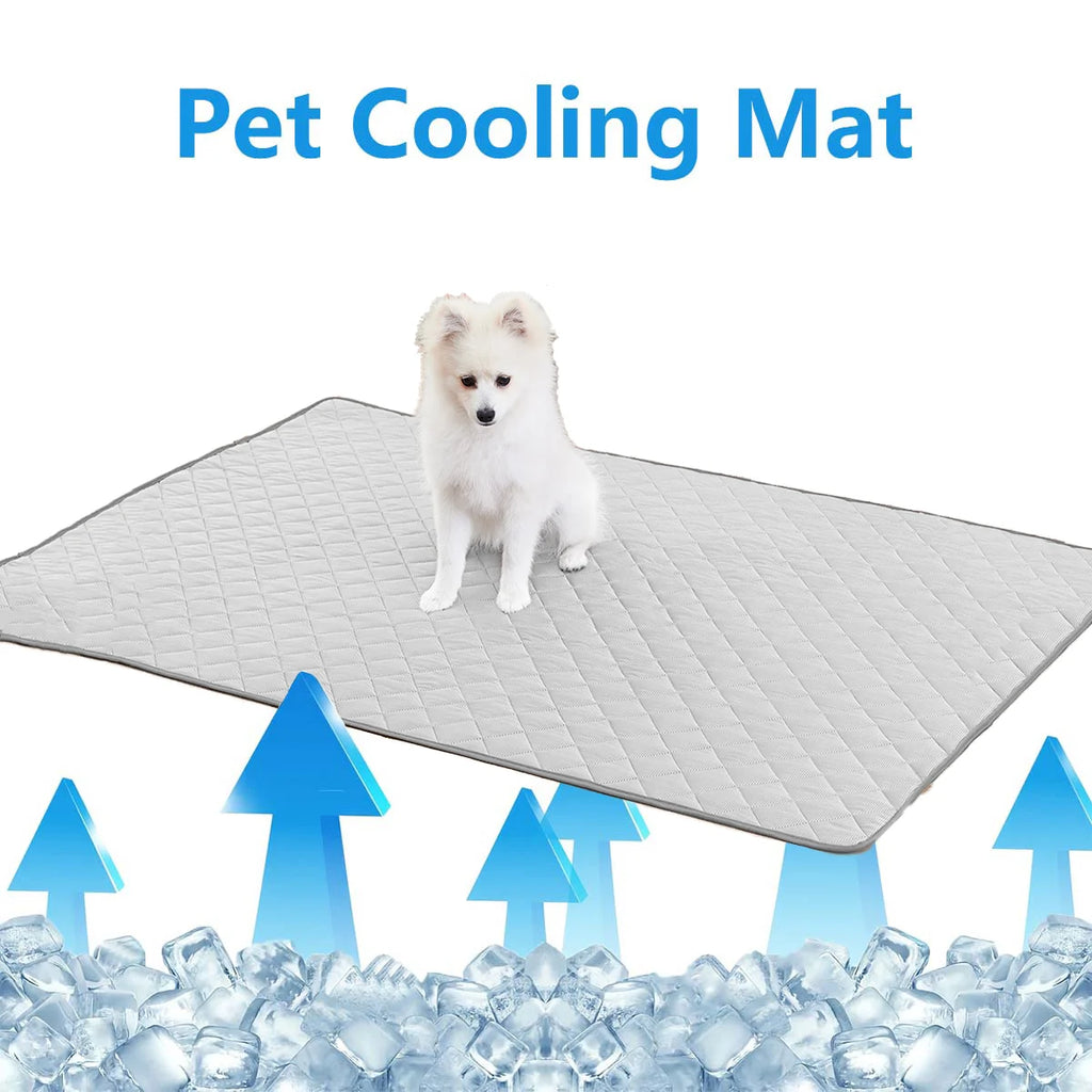 Pet Ice Mats Summer Cat Dog Sofa Nest Bed Cooling Sleeping Pad for Small Dogs Pets Durable Sofa Cooling Pad Blanket