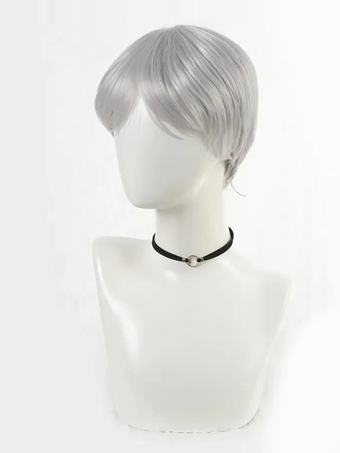 Short Synthetic Men's Breathable Wig Brown Men Boy Short Straight Cosplay Men Party Black Heat Resistant Synthetic Hair Wig