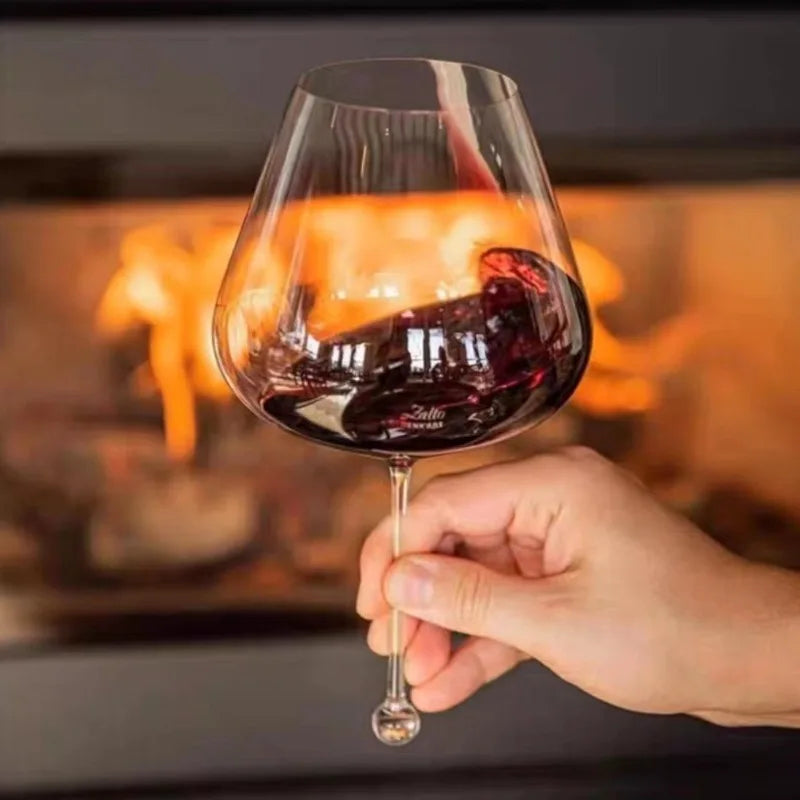 1pc Handmade Crystal Wine Glass, Red Wine Glass, Luxury Cocktail and Whiskey Glass