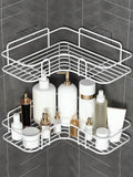 Bathroom Kitchen Triangle Corner Rack: Wear-Resistant Dorm Utility Storage Rack