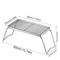 Stainless steel folding barbecue grill, outdoor camping portable barbecue grill, multi size (S/M/L) picnic grill