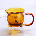 201-300ML Double Wall Glass mug Creative Cute Bear Coffee Mugs Milk Juice Tea Mug Cup Valentine's Day Child Lover Christmas Gift