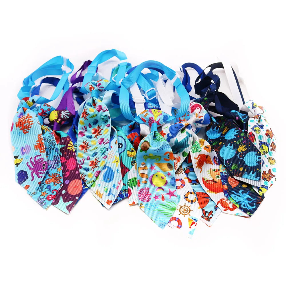 50pcs Small Dog Neckties Pet Grooming Summer Pet Dog Puppy Bowtie Pets Tie  For Dogs Pets Grooming Accessories