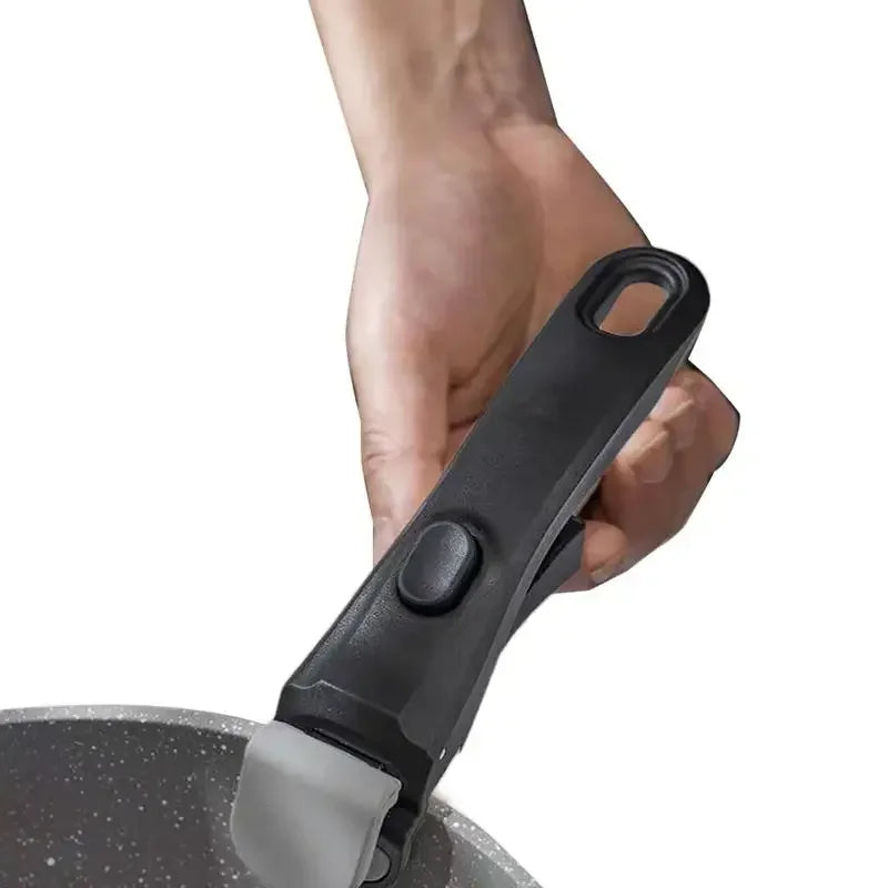 White & Grey Anti Scalding cookware sets with detachable handles Replacement universal pot handle All-purpose detachable handle