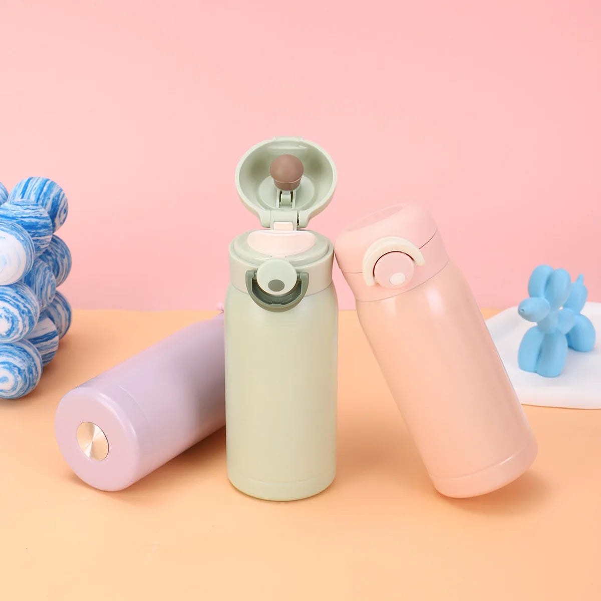 New Mini Pocket Cup 304 Stainless Steel Household Vacuum Flask Outdoor Vacuum Portable Lock Pocket Cup Student Bounce Cup
