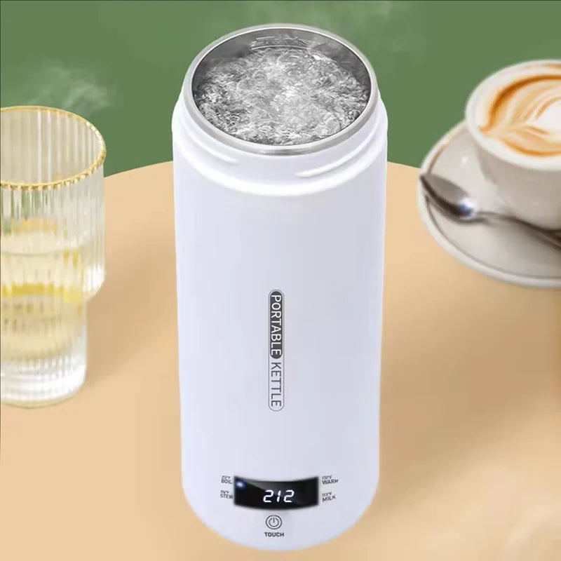 4 Temperature Electric Heating Kettle Leakproof Portable Fast Water Boiling Thermos Bottle Portable 220V 110V Hot Water Cup