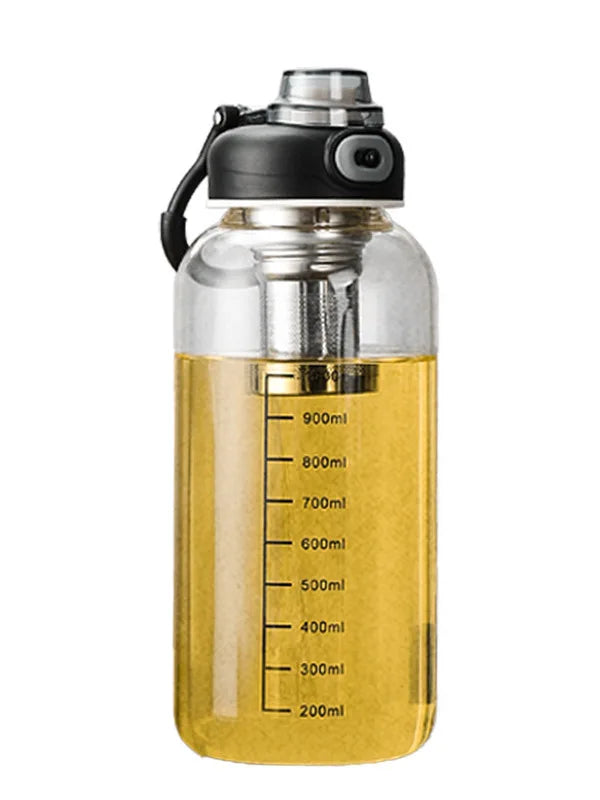 Large Capacity Glass Cup for Tea Brewing Sports Men's Women's Student Business Portable Outdoor High Temperature Resistant